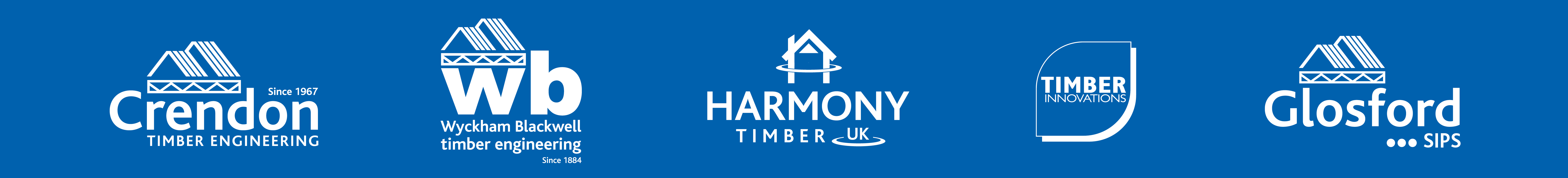 Crendon Timber, Wyckham Blackwell, Harmony Timber, Timber Innovations, Glosford SIPS